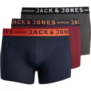 image of Jack and Jones 3 Pack Trunks Plus Size - Multi