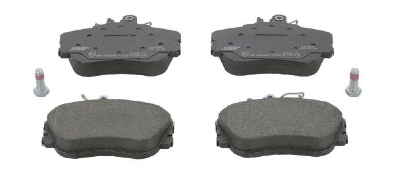 Image of JURID 571828J Brake pad set prepared for wear warning indicator, with accessories Brake Pad Set,disc brake (402)