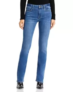 image of Frame Le Mini Boot Jeans in Poe