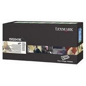 Image of Lexmark 15G041K Black Laser Toner Ink Cartridge