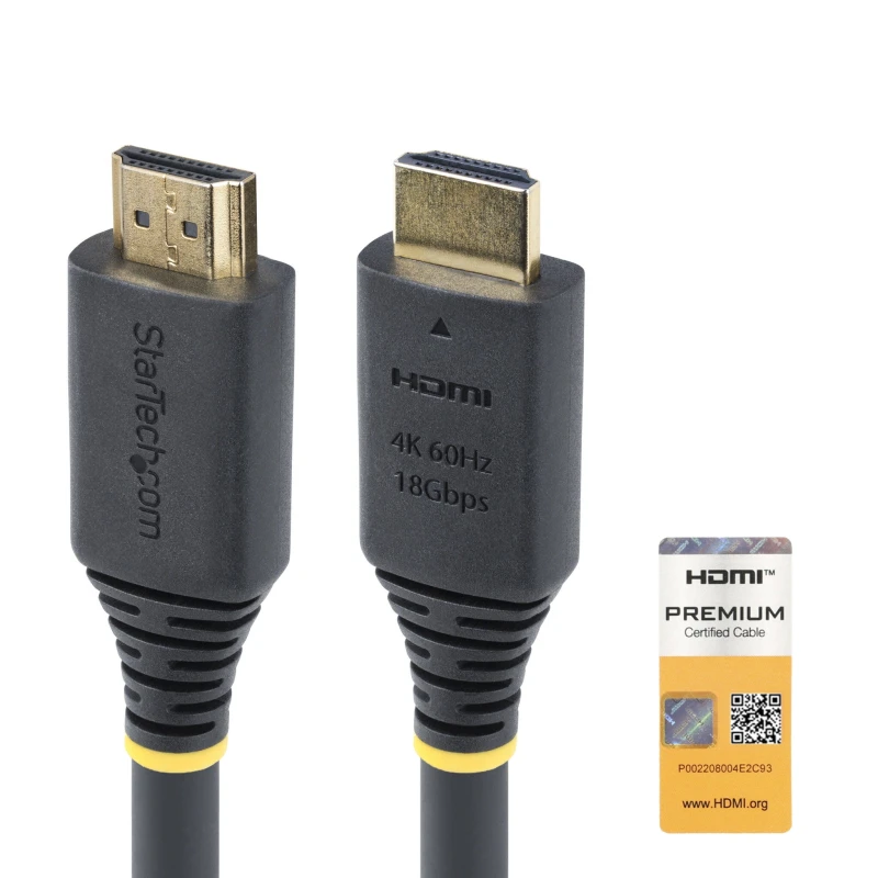 Image of StarTech.com StarTech.com 10m (32.8ft) Active High Speed HDMI Cable, 4K 60Hz/1440p 144Hz, HDR10/HDCP 2.2/ARC, 18Gbps, Ultra HD HDMI 2.0 Cord for TV/Mo