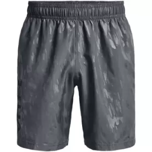 image of Under Armour Woven Embossed Shorts Mens - Grey