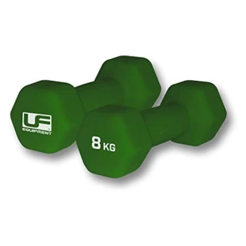 Image of Urban Fitness Hex Dumbbells - Neoprene Covered (Pair) 2 x 8kg - Bottle