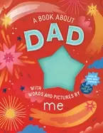 Image of book about dad with words and pictures by me a fill in book with stickers