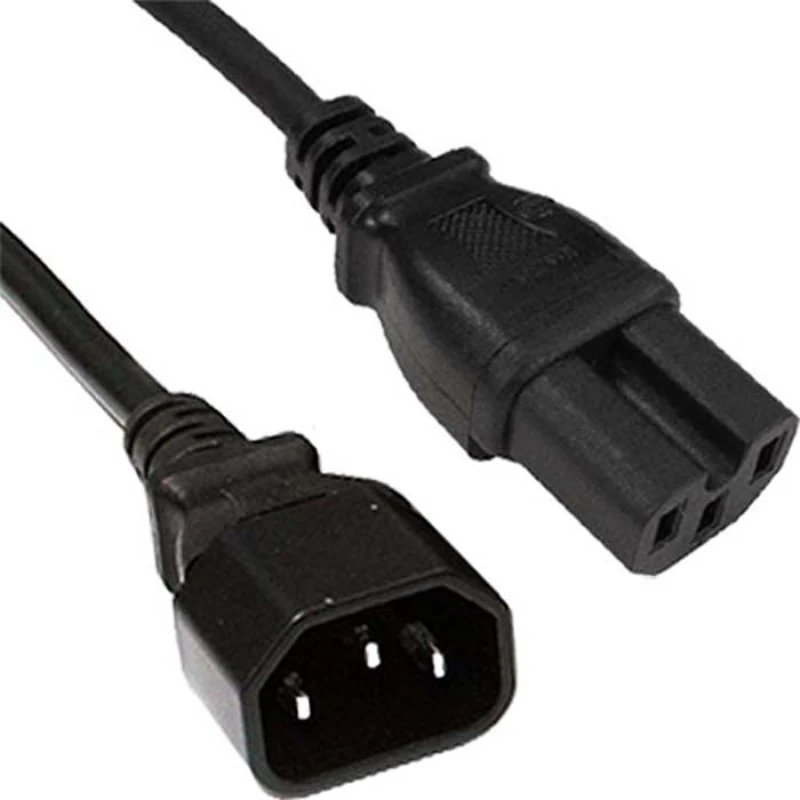 Image of Cablenet CNL 5M C14-C15 Bk Rbr 1.0MM