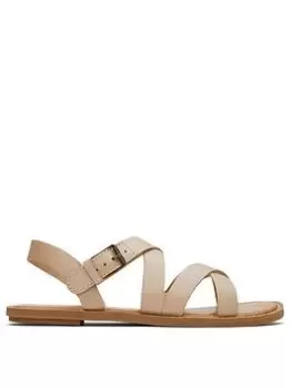 image of TOMS Sicily Flat Sandal - Almond, Almond, Size 7, Women