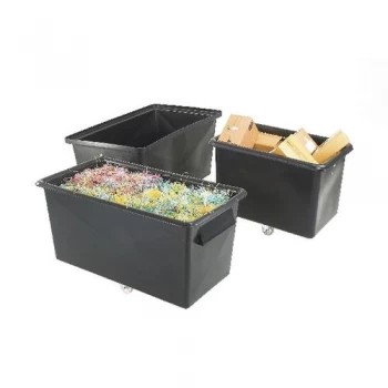 image of Slingsby Recycled Container Truck Poly Tapered Sided Black 329063