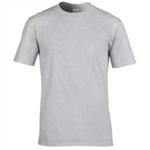 image of Gildan Mens Premium Cotton Ring Spun Short Sleeve T-Shirt (2XL) (Sport Grey (RS))