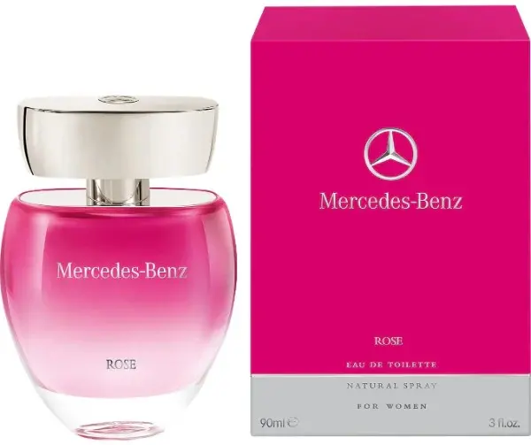 image of Mercedes Benz Rose Eau de Toilette For Her 90ml