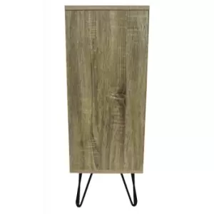 Image of Techstyle Open Sideboard Shelving With Cupboards Oak