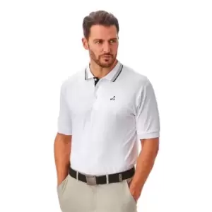 Under Par Golf Polo Mens - White