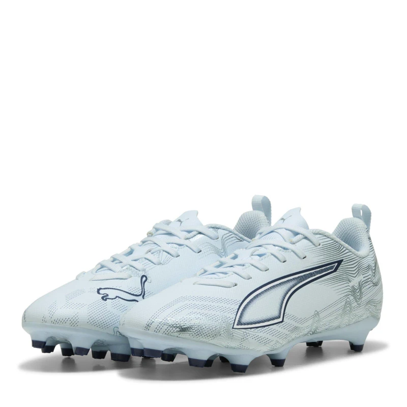 Image of Puma Kids PUMA Ultra 5 Play Firm Ground Football Boots Icy Blue male 3 (35.5)