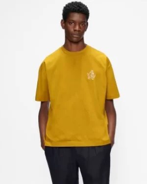 image of Oversized Bird Graphic T-Shirt