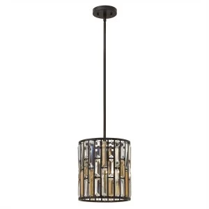 Image of 1 Light Ceiling Mini Pendant Vintage Bronze, E27