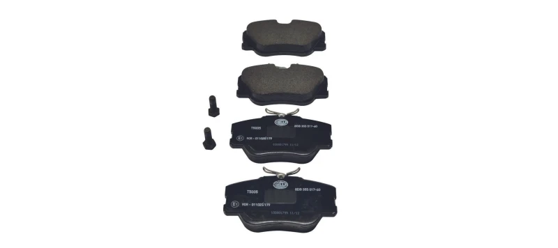 Image of HELLA Brake pad set HELLA 8DB 355 017-601