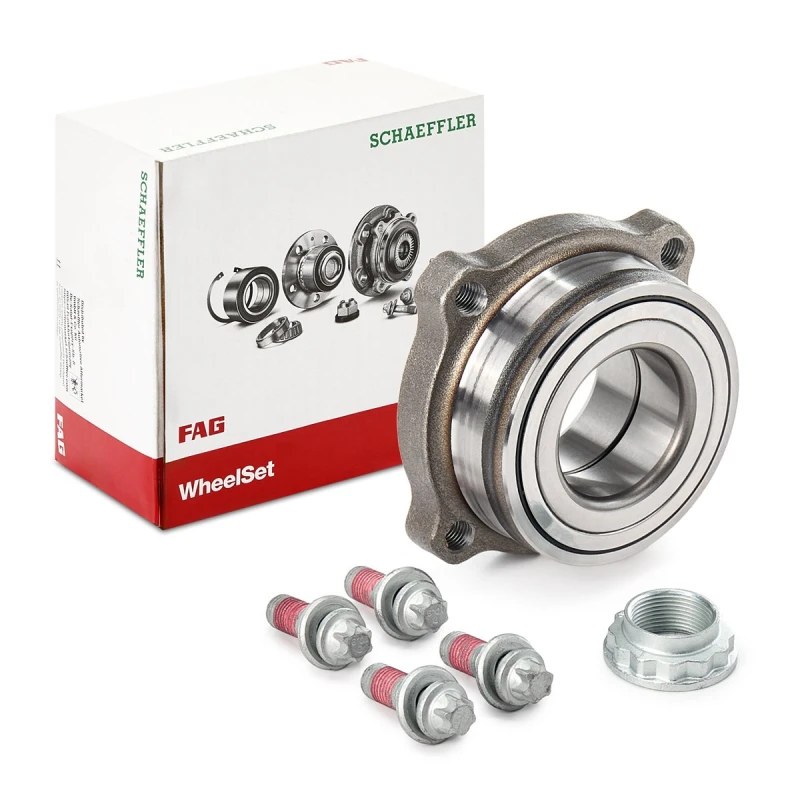 Image of FAG 713 6494 60 Wheel bearing kit Photo corresponds to scope of supply, with ABS sensor ring Wheel Bearing Kit (654)
