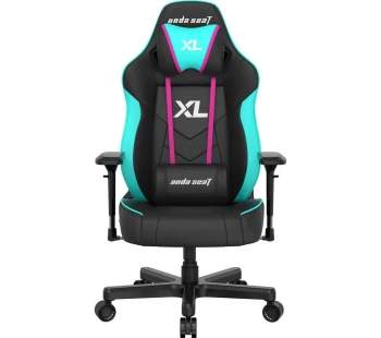 image of ANDASEAT Excel Edition Gaming Chair - Black & Blue, Black