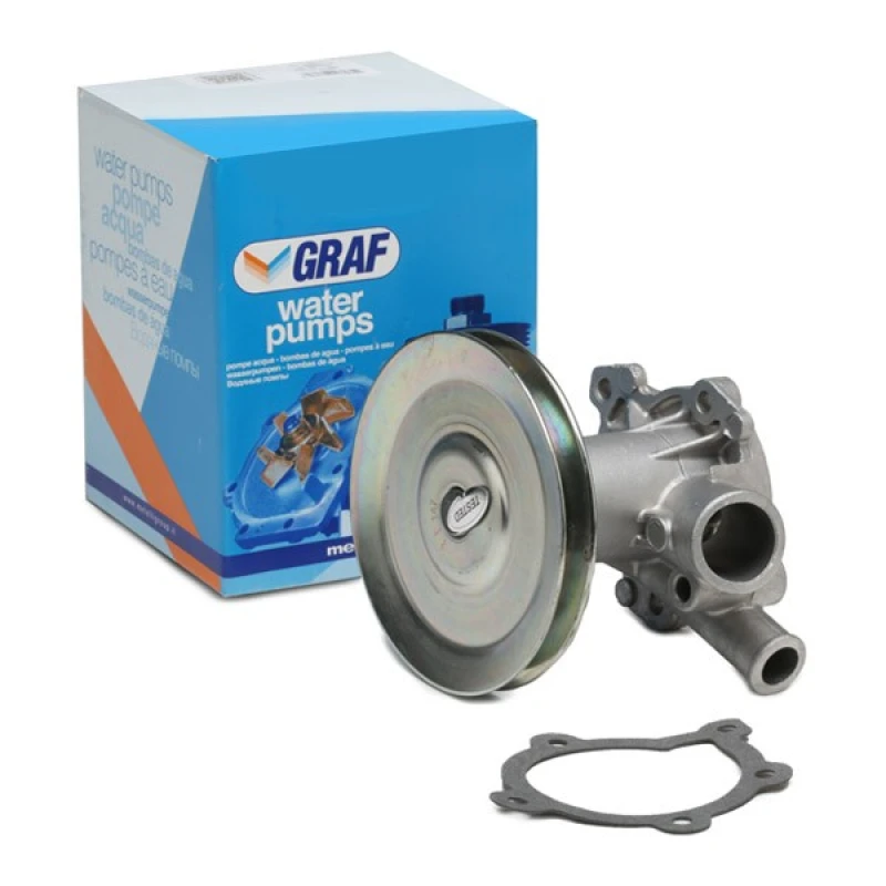 Image of GRAF PA147 Water pump for V-ribbed belt use, do not use sealant Water Pump (1260)