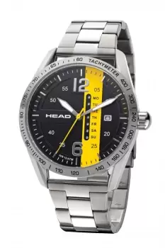 Image of Head Athens 44mm Black/Yellow Watch H800220