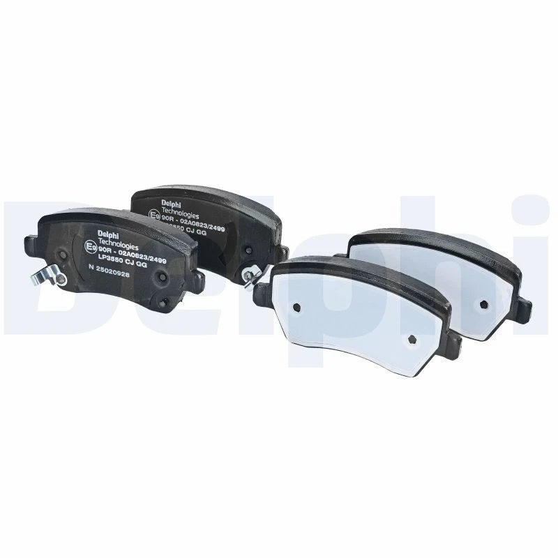 Image of DELPHI Brake pad set DELPHI LP3550