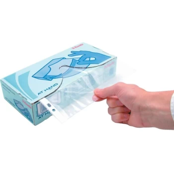 Image of At Hand Dispenser & A4 Punched Pockets Box of 50 - Esselte