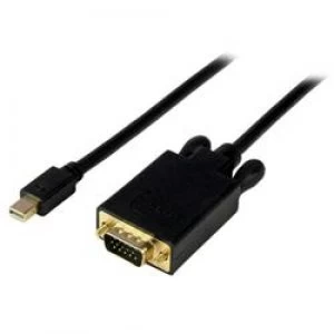 image of StarTech.com 10ft Mini DisplayPort to VGA Adapter Converter Cable mDP to VGA 1920x1200 - Black