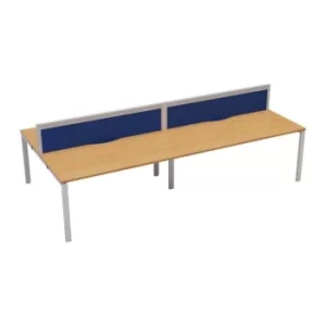 Image of CB 4 Person Bench 1600 X 800 Cable Port Beech-White