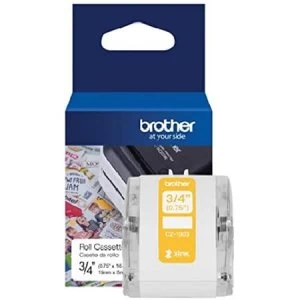 Image of Brother CZ-1003 Label Tape (9mm x 5m)