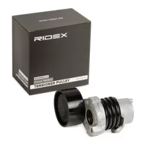 Image of RIDEX Tensioner Pulley RENAULT,NISSAN,DACIA 310T0290 117506193R,117506193R Tensioner Pulley, v-ribbed belt