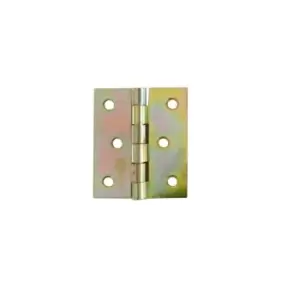 image of Airtic Folding Closet Cabinet Door Butt Hinge Brass Plated - Size 40 x 40mm, Pac