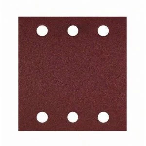 image of Bosch Accessories Best for Wood 2608607455 Sanding paper Hook-and-loop-backed, Punched Grit size 40 (L x W) 107mm x 115mm 10 pcs