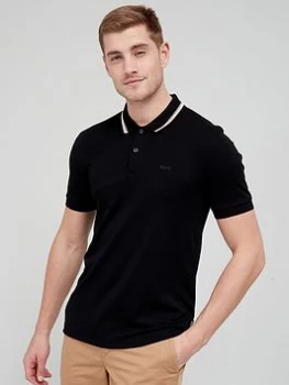 Image of BOSS Penrose 38 Polo Shirt - Black Size M Men