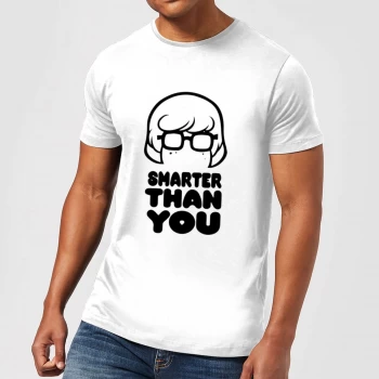 image of Scooby Doo Smarter Than You Mens T-Shirt - White - XS