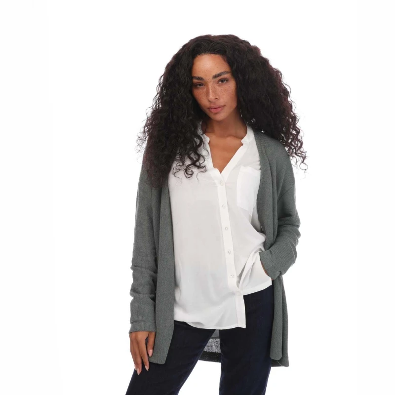 Image of Vero Moda Eddie Open Cardigan - Green Green 8