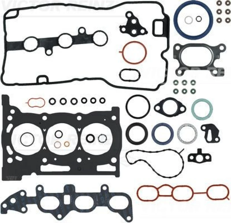 Image of REINZ 01-10200-01 Full Gasket Set, engine with crankshaft seal, with multi-layered cylinder head gasket Full Gasket Set,engine (560)