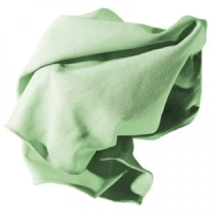 image of Unger Glass Microfibre Cloth 400 x 400mm Green 95516D