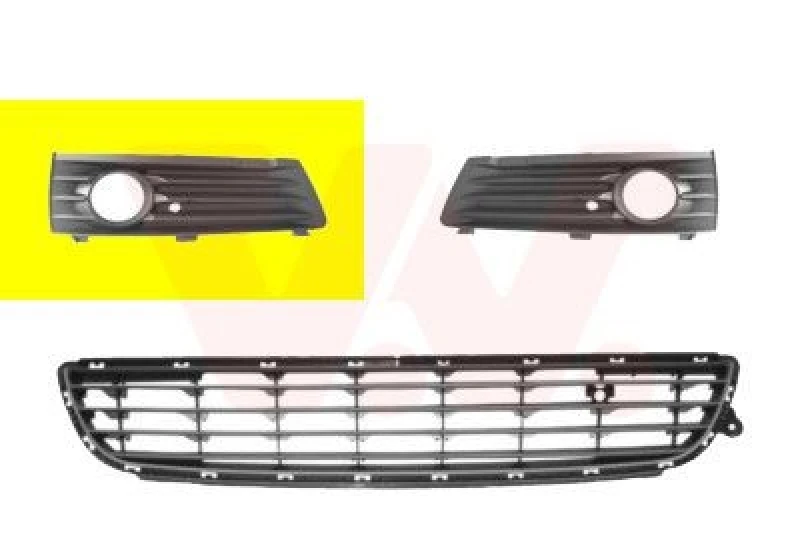 Image of VAN WEZEL Bumper grill VAN WEZEL 3792594