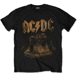 image of AC/DC - Brass Bells Unisex Large T-Shirt - Black