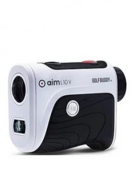 image of Golfbuddy Golf Buddy Aim L10V Laser Rangefinder With Voice And Vibrating Target Lock & Slope Adjusted Readings