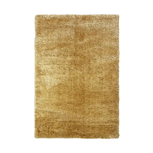Image of Homemaker Supersoft Plain Rug Ochre 080X150Cm