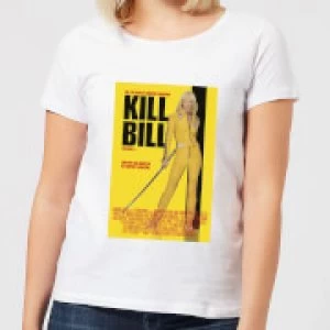 Image of Kill Bill Poster Womens T-Shirt - White - 3XL