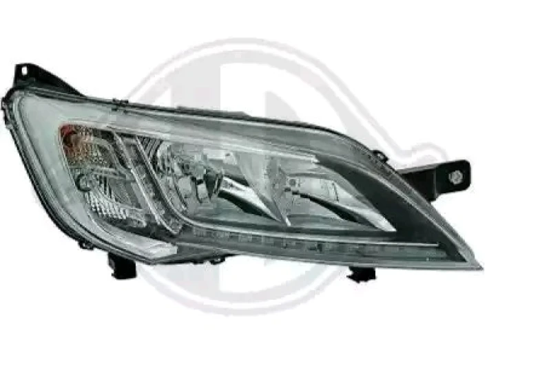 Image of DIEDERICHS 3484983 Headlights H7/H7, Left, with motor for headlamp levelling Headlight (259)