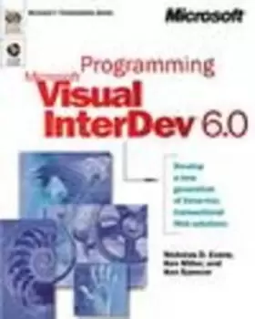 Image of Programming Microsoft Visual InterDev 60 by Nicholas D Evans