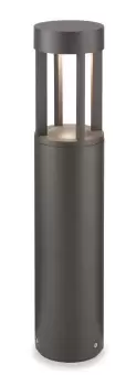 Image of Delta LED 1 Light Small Bollard Post Graphite IP54