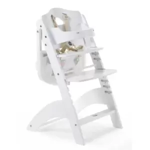 image of Childhome Lambda 3 Chair and Tray Cover White