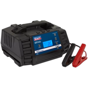 image of Sealey 1200HF Compact Auto Smart 12amp Battery Charger 12v or 24v