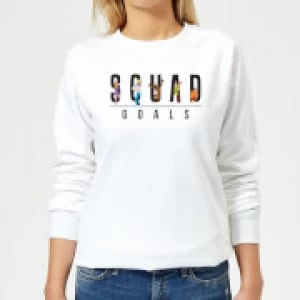 Image of Scooby Doo Squad Goals Womens Sweatshirt - White - L