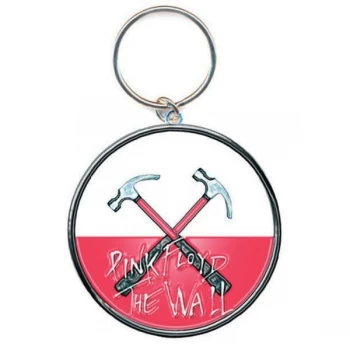 Image of Pink Floyd - The Wall Hammers Logo Keychain