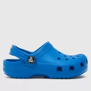 image of Crocs Blue Classic Clog Boys Toddler Sandals