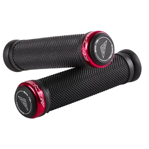 Image of Azonic Diamond Grips 130mm Red